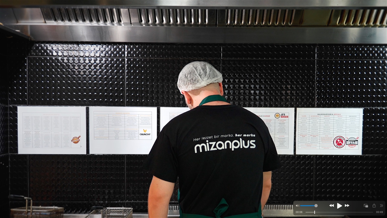Mizanplus merkezi mutfağında standart üretim